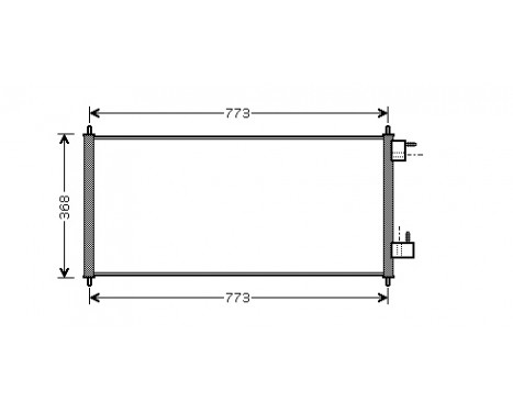 Condenser, air conditioning *** IR PLUS *** 18005361 International Radiators Plus