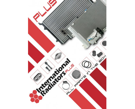 Condenser, air conditioning *** IR PLUS *** 18005428 International Radiators Plus, Image 3