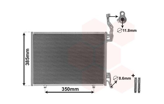 Condenser, air conditioning *** IR PLUS *** 18005444 International Radiators Plus, Image 2