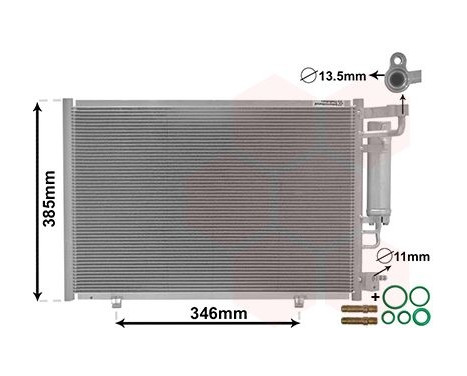 Condenser, air conditioning *** IR PLUS *** 18005490 International Radiators Plus, Image 2