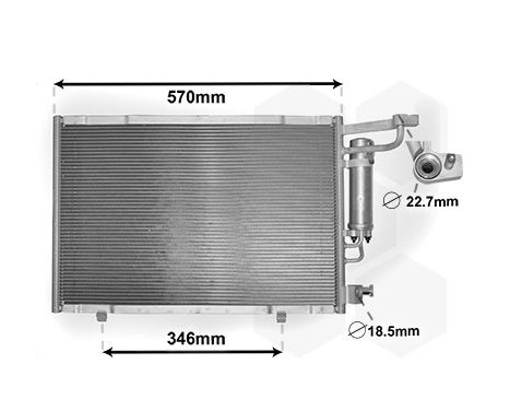 Condenser, air conditioning *** IR PLUS *** 18005583 International Radiators