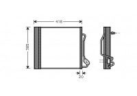 Condenser, air conditioning *** IR PLUS *** 29005010 International Radiators Plus
