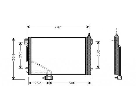 Condenser, air conditioning *** IR PLUS *** 30005200 International Radiators Plus