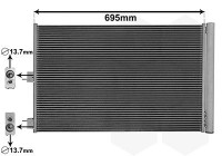 Condenser, air conditioning *** IR PLUS *** 30015705 International Radiators Plus