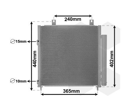 Condenser, air conditioning *** IR PLUS *** 32005251 International Radiators Plus