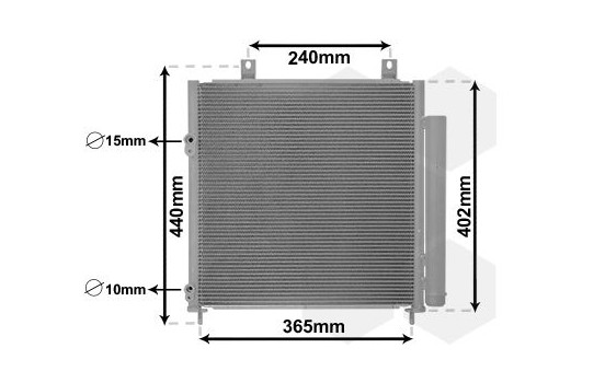 Condenser, air conditioning *** IR PLUS *** 32005251 International Radiators Plus