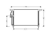 Condenser, air conditioning *** IR PLUS *** 37005228 International Radiators Plus