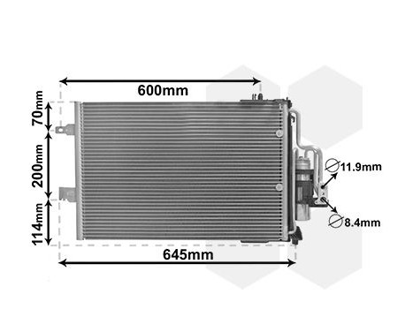 Condenser, air conditioning *** IR PLUS *** 37005385 International Radiators