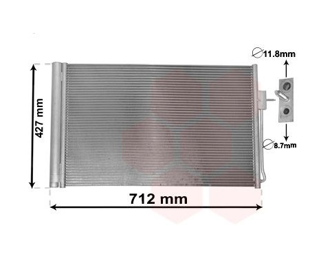Condenser, air conditioning *** IR PLUS *** 37005611 International Radiators Plus