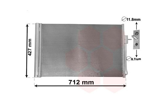 Condenser, air conditioning *** IR PLUS *** 37005611 International Radiators Plus