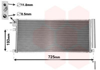 Condenser, air conditioning *** IR PLUS *** 37005634 International Radiators Plus