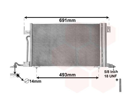 Condenser, air conditioning *** IR PLUS *** 40005186 International Radiators Plus, Image 2
