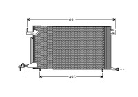 Condenser, air conditioning *** IR PLUS *** 40005186 International Radiators Plus