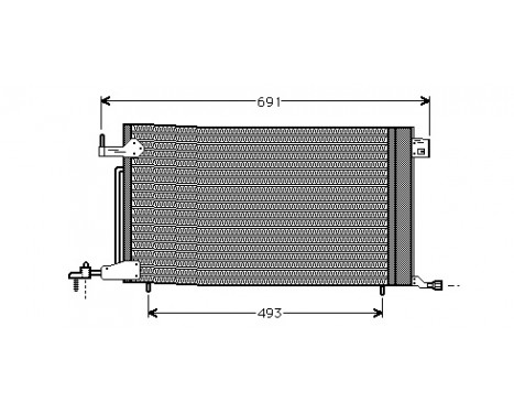 Condenser, air conditioning *** IR PLUS *** 40005186 International Radiators Plus