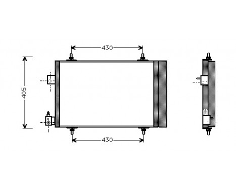 Condenser, air conditioning *** IR PLUS *** 40005193 International Radiators