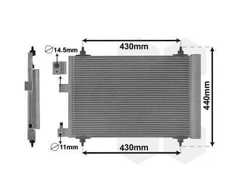 Condenser, air conditioning *** IR PLUS *** 40005193 International Radiators, Image 2