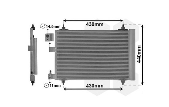 Condenser, air conditioning *** IR PLUS *** 40005193 International Radiators, Image 2