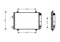 Condenser, air conditioning *** IR PLUS *** 40005209 International Radiators Plus