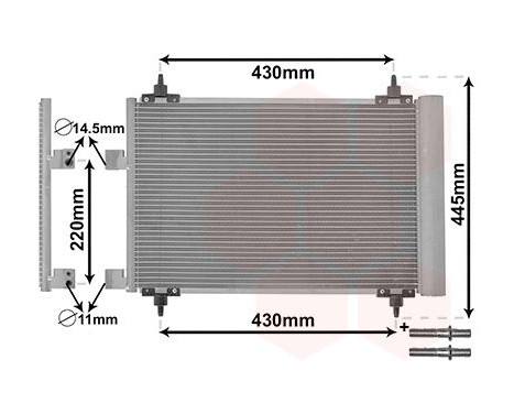 Condenser, air conditioning *** IR PLUS *** 40005215 International Radiators Plus, Image 2