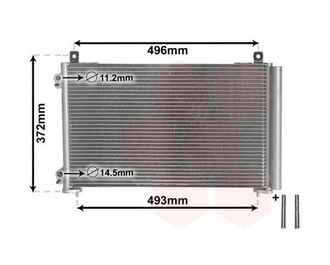 Condenser, air conditioning *** IR PLUS *** 40005258 International Radiators Plus, Image 2