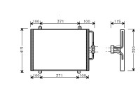 Condenser, air conditioning *** IR PLUS *** 43005201 International Radiators Plus