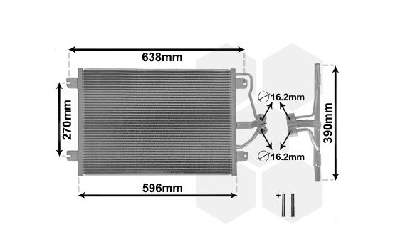 Condenser, air conditioning *** IR PLUS *** 43005256 International Radiators Plus, Image 2