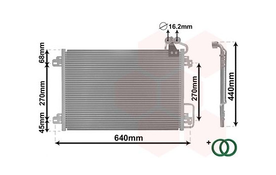 Condenser, air conditioning *** IR PLUS *** 43005273 International Radiators Plus, Image 2