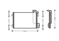 Condenser, air conditioning *** IR PLUS *** 43005273 International Radiators Plus