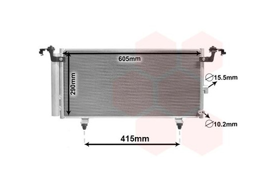 Condenser, air conditioning *** IR PLUS *** 51005084 International Radiators Plus, Image 2