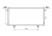 Condenser, air conditioning *** IR PLUS *** 51005084 International Radiators Plus