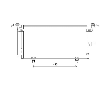 Condenser, air conditioning *** IR PLUS *** 51005084 International Radiators Plus