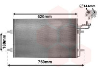 Condenser, air conditioning *** IR PLUS *** 59005140 International Radiators