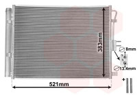 Condenser, air conditioning *** IR PLUS *** 82015701 International Radiators Plus