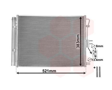 Condenser, air conditioning *** IR PLUS *** 82015701 International Radiators Plus