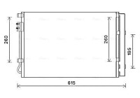 Condenser, air conditioning KA5207D Ava Quality Cooling