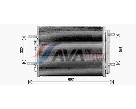 Condenser, air conditioning KA5311D Ava Quality Cooling