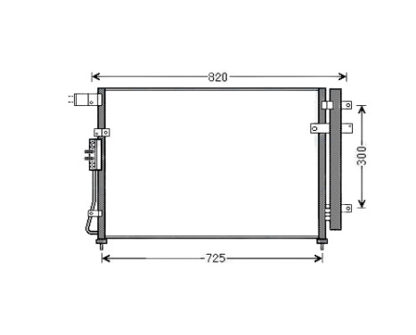 Condenser, air conditioning KAA5138D Ava Quality Cooling