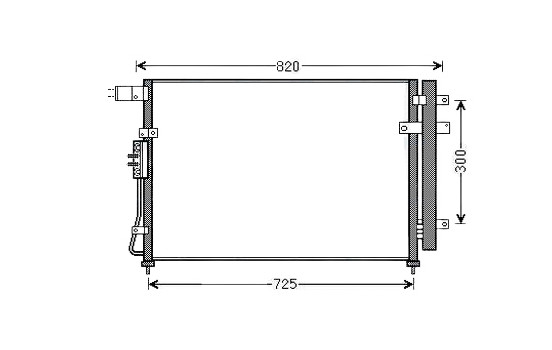 Condenser, air conditioning KAA5138D Ava Quality Cooling