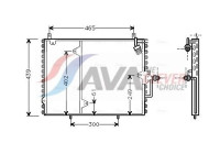 Condenser, air conditioning MS5160 Ava Quality Cooling