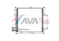 Condenser, air conditioning MS5406D Ava Quality Cooling