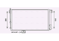 Condenser, air conditioning MS5696D Ava Quality Cooling