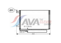 Condenser, air conditioning MSA5578D Ava Quality Cooling