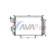 Condenser, air conditioning MT5191D Ava Quality Cooling, Thumbnail 2