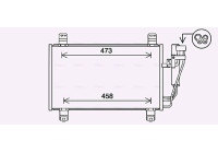 Condenser, air conditioning MZ5283D Ava Quality Cooling