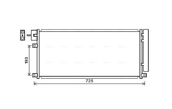 Condenser, air conditioning OL5634D Ava Quality Cooling