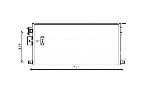 Condenser, air conditioning OL5638D Ava Quality Cooling
