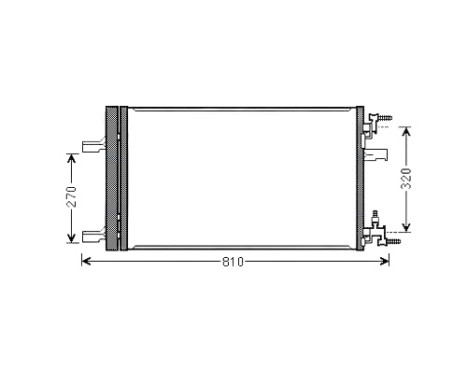 Condenser, air conditioning OLA5499D Ava Quality Cooling