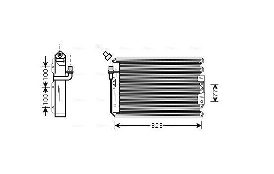 Condenser, air conditioning PR5042 Ava Quality Cooling