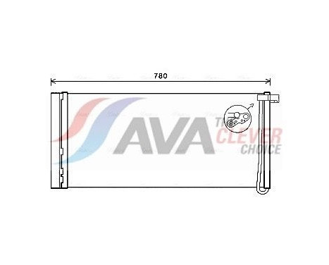 Condenser, air conditioning PR5083D Ava Quality Cooling