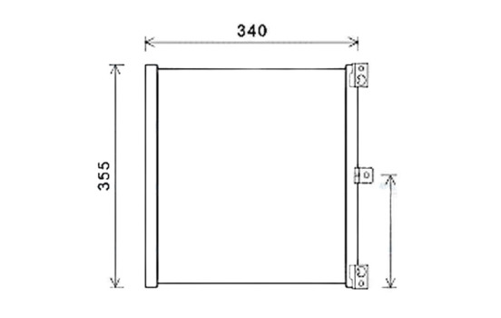Condenser, air conditioning PR5088 Ava Quality Cooling